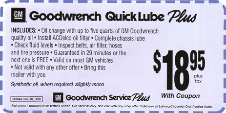 Goodwrench QuickLube Plus