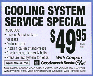Cooling System Service Special
