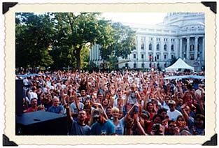 What a crowd at the Taste of Madison '98!