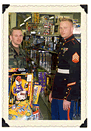 Marines go shopping for Toys for Tots '98