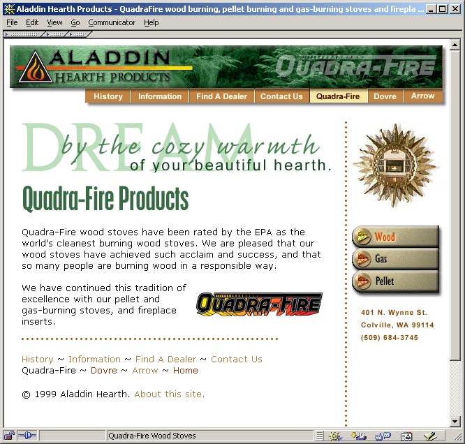 Aladdin Hearth Products - Quadra-Fire