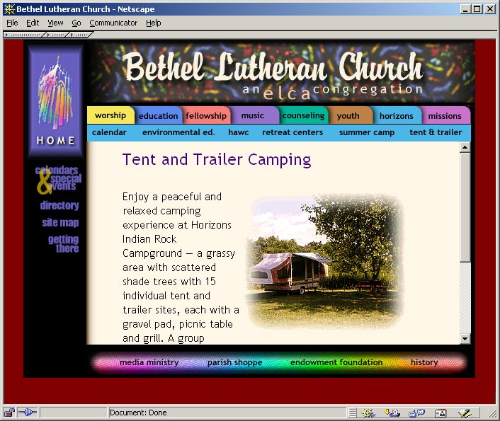 Bethel - Tent and Trailer Camping