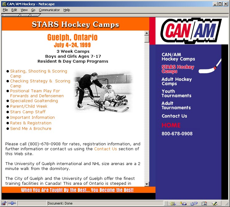 CAN/AM Hockey - STARS Hockey Camps