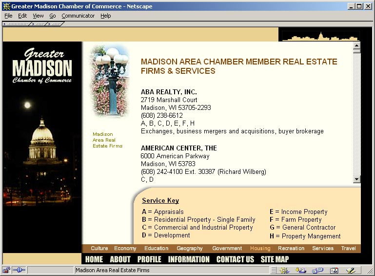 Greater Madison Chamber of Commerce - Real Estate Members