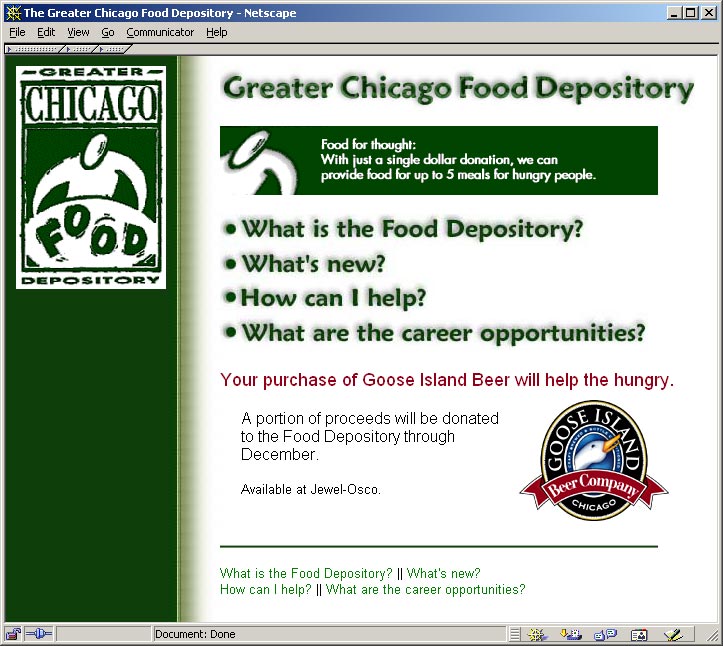 Greater Chicago Food Depository - Home