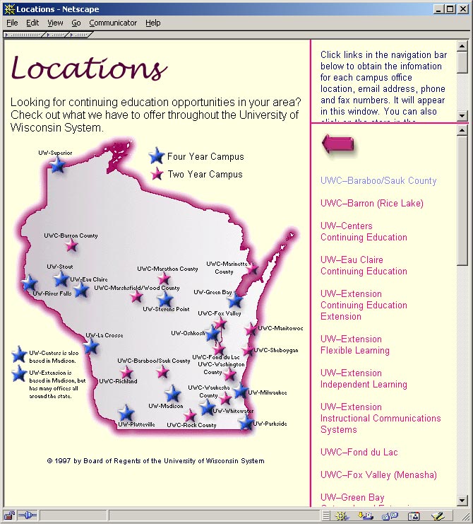 UWEX Continuing Education Department - Locations