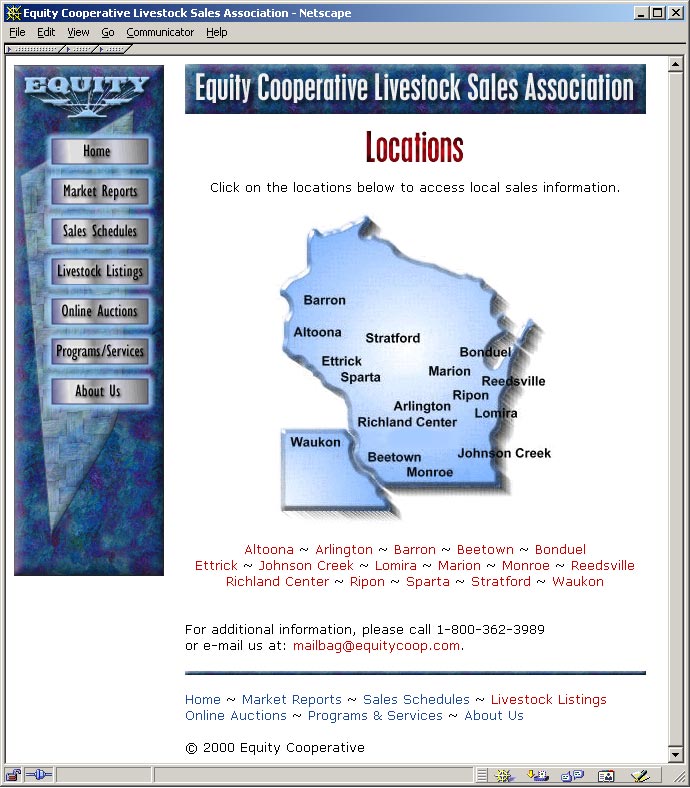 Equity Livestock Cooperative - Locations
